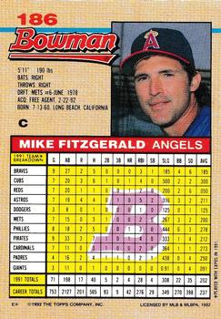 Mike Fitzgerald  baseball card collectible - Main Image 2