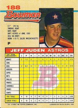 Jeff Juden  baseball card collectible - Main Image 2