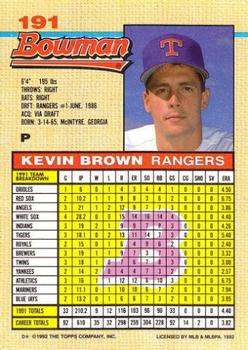 Kevin Brown  baseball card collectible - Main Image 2