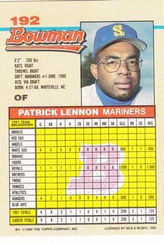 Patrick Lennon  baseball card collectible - Main Image 2