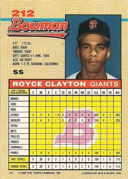 Royce Clayton  baseball card collectible - Main Image 2