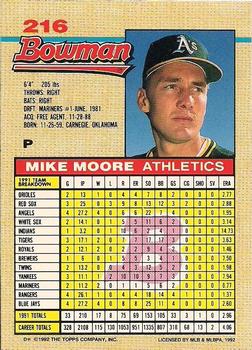 Mike Moore  baseball card collectible - Main Image 2
