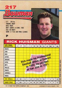 Rick Huisman  baseball card collectible - Main Image 2