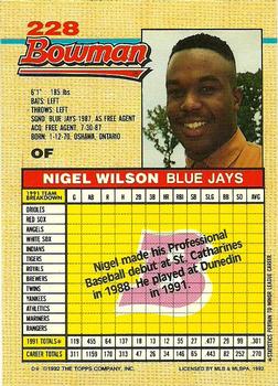 Nigel Wilson  baseball card collectible - Main Image 2