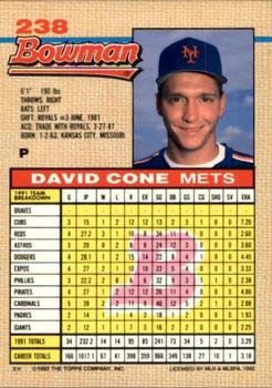 David Cone  baseball card collectible - Main Image 2