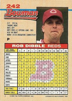 Rob Dibble  baseball card collectible - Main Image 2