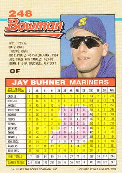 Jay Buhner  baseball card collectible - Main Image 2
