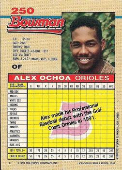 Alex Ochoa  baseball card collectible - Main Image 2