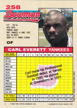 Carl Everett  baseball card collectible - Main Image 2