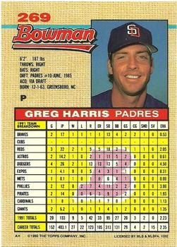 Greg Harris  baseball card collectible - Main Image 2