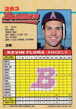 Kevin Flora  baseball card collectible - Main Image 2