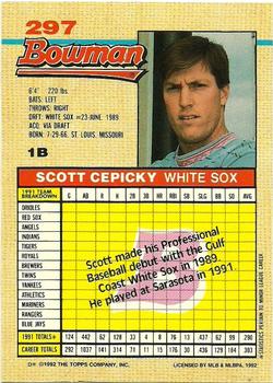 Scott Cepicky  baseball card collectible - Main Image 2