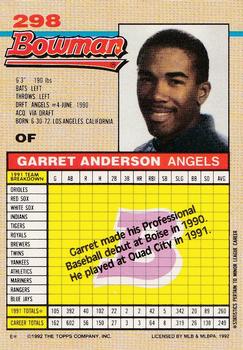 Garret Anderson  baseball card collectible - Main Image 2