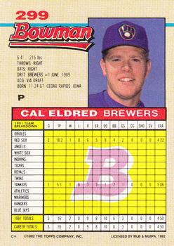Cal Eldred  baseball card collectible - Main Image 2