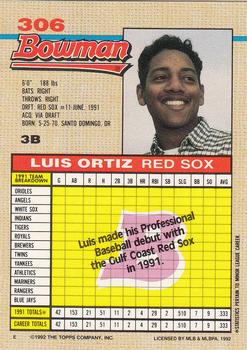 Luis Ortiz  baseball card collectible - Main Image 2