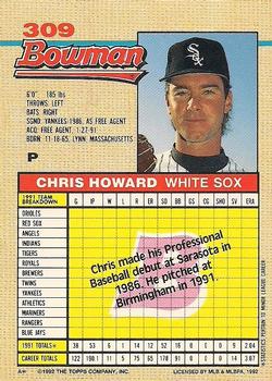 Chris Howard  baseball card collectible - Main Image 2