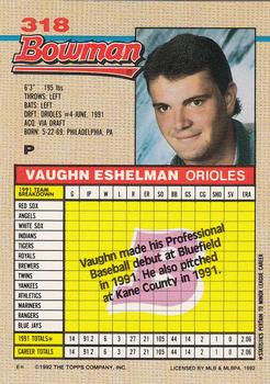 Vaughn Eshelman  baseball card collectible - Main Image 2