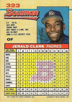 Jerald Clark  baseball card collectible - Main Image 2