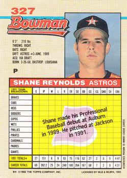 Shane Reynolds  baseball card collectible - Main Image 2