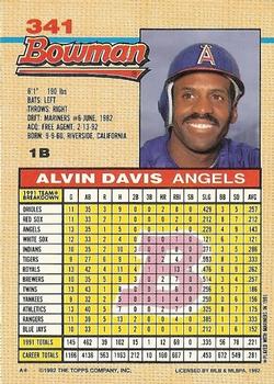 Alvin Davis  baseball card collectible - Main Image 2