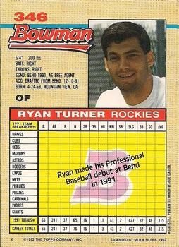 Ryan Turner  baseball card collectible - Main Image 2