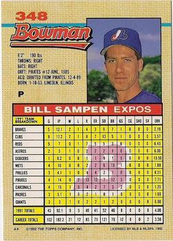 Bill Sampen  baseball card collectible - Main Image 2
