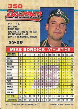 Mike Bordick  baseball card collectible - Main Image 2