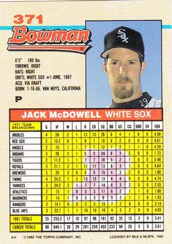 Jack McDowell  baseball card collectible - Main Image 2