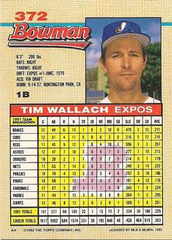 Tim Wallach  baseball card collectible - Main Image 2