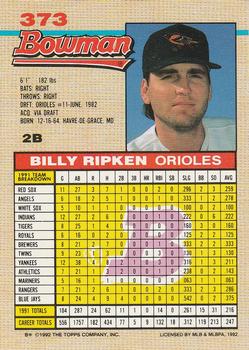 Billy Ripken  baseball card collectible - Main Image 2