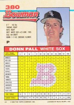 Donn Pall  baseball card collectible - Main Image 2