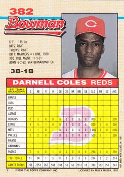 Darnell Coles  baseball card collectible - Main Image 2