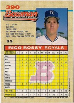 Rico Rossy  baseball card collectible - Main Image 2