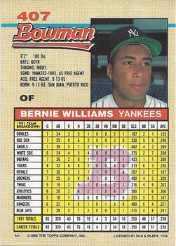 Bernie Williams  baseball card collectible - Main Image 2
