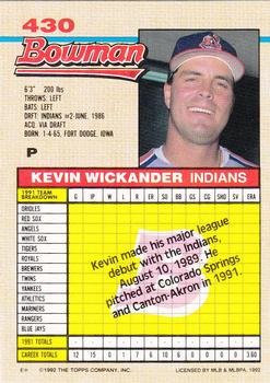 Kevin Wickander  baseball card collectible - Main Image 2