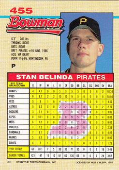 Stan Belinda  baseball card collectible - Main Image 2