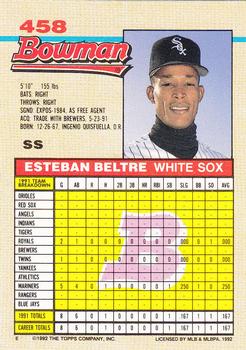 Esteban Beltre  baseball card collectible - Main Image 2