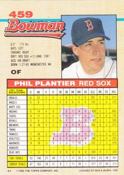 Phil Plantier  baseball card collectible - Main Image 2