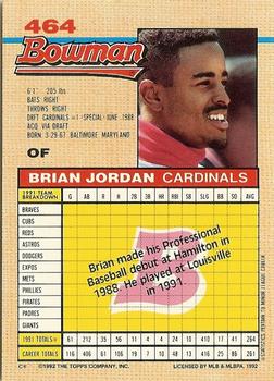 Brian Jordan  baseball card collectible - Main Image 2