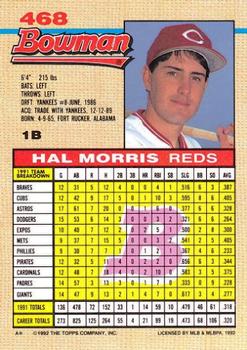 Hal Morris  baseball card collectible - Main Image 2