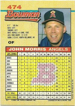 John Morris  baseball card collectible - Main Image 2