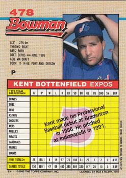 Kent Bottenfield  baseball card collectible - Main Image 2