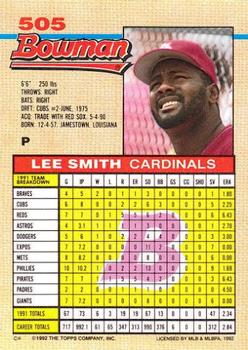 Lee Smith  baseball card collectible - Main Image 2