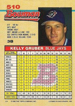 Kelly Gruber  baseball card collectible - Main Image 2