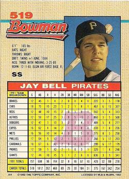 Jay Bell  baseball card collectible - Main Image 2