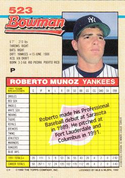 Roberto Munoz  baseball card collectible - Main Image 2