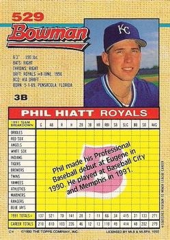 Phil Hiatt  baseball card collectible - Main Image 2