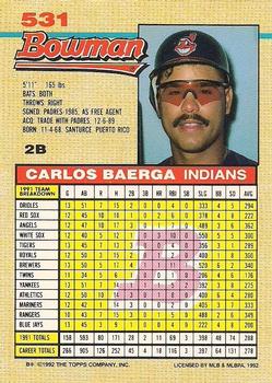 Carlos Baerga  baseball card collectible - Main Image 2