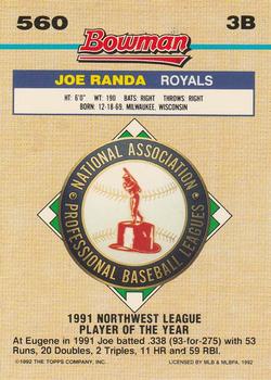 Joe Randa  baseball card collectible - Main Image 2