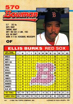 Ellis Burks  baseball card collectible - Main Image 2